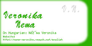 veronika nema business card